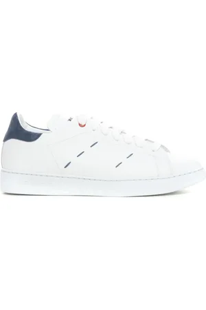 Kiton Sko, Herre, Hvid, 43 EU, Læder, Læder Sport Sneakers