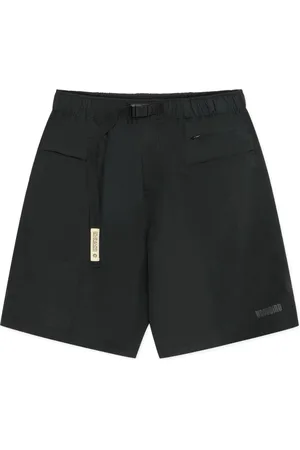 Woodbird Shorts, Dame, Sort, XL, Uld, Sort Funktionelle Shorts med Elastisk Talje
