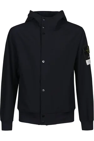 Stone Island Jakke, Herre, Blå, XL, Uld, Stilfuld Jakke