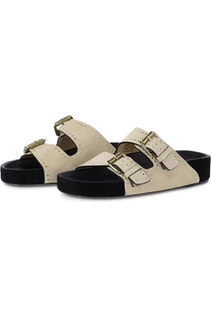 Isabel Marant Sko, Dame, , 40 EU, Uld, Golden Detail Sandaler Lennyo