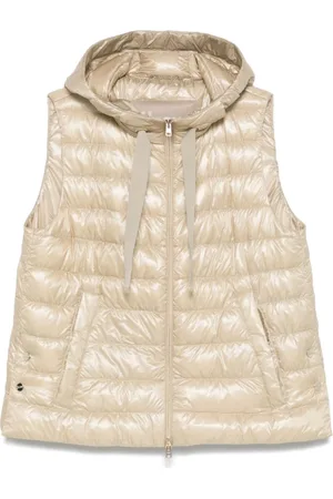 HERNO Jakke, Dame, , L, Uld, Hættet vest med stil