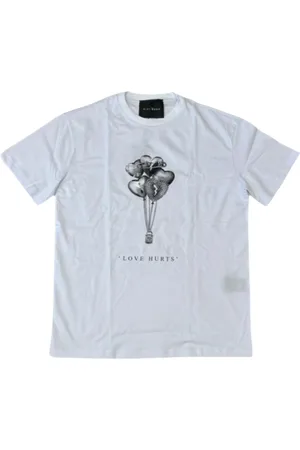 John Richmond Top, Dame, Hvid, M, Bomuld, Dame T-shirt