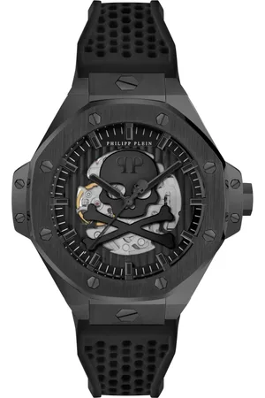 Philipp Plein Tilbehør, Herre, Sort, ONE SIZE, Skeleton Royal Watch