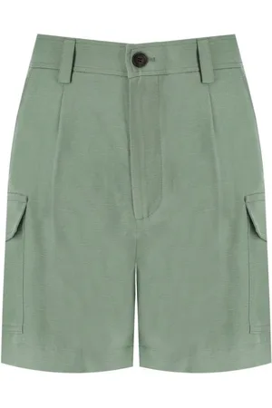 Woolrich Shorts, Dame, Grøn, W29, Uld, Sage Grønne Bermuda Shorts