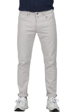 Incotex Jeans, Herre, Grå, W36, Slim-fit Jeans