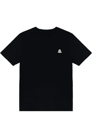RefrigiWear Top, Herre, Sort, M, Bomuld, Sort Logo Patch Crew Neck T-Shirt