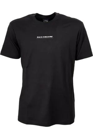 Paul & Shark Top, Herre, Sort, XL, Bomuld, Crew Neck T-Shirt