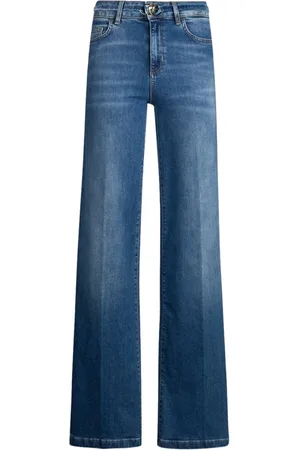 Liu Jo Jeans, Dame, Blå, W27, Denim, God Flare Denim Jeans