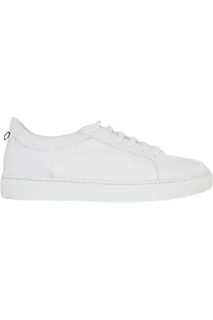 Kiton Sko, Dame, Hvid, 38 EU, Hvide Deerskin Cup Sole Sneakers