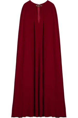 VALENTINO GARAVANI Kjole, Dame, Brun, 2XS, Lang Damekjole Elegant Stil