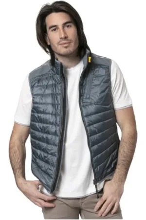 Parajumpers Jakke, Herre, Blå, L, Uld, Quilted Bi-Material Vest