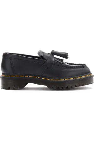 Dr. Martens Sko, unisex, Sort, 39 EU, Læder, Fringed Loafer Adrian Bex Smooth