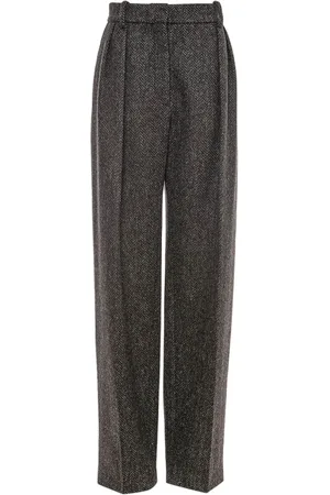 VALENTINO GARAVANI Bukser, Dame, Grå, 2XS, Uld, Stilfulde bukser for et fashionabelt look