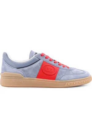VALENTINO GARAVANI Sko, Herre, Blå, 42 EU, Læder, Upvillage Low Top Sneakers