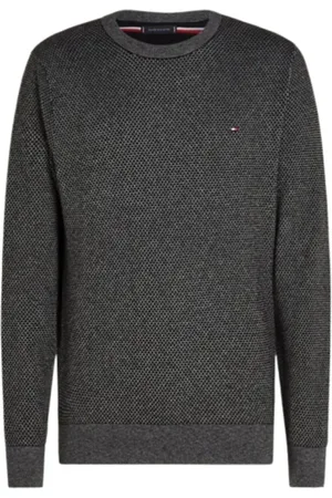 Tommy Hilfiger Strik, Herre, Sort, 3XL, Cashmere, Pima Cotton Cashmere Sweater