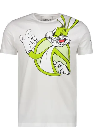 Iceberg Top, Herre, Hvid, XL, Bomuld, Maxi Print Bomulds T-shirt