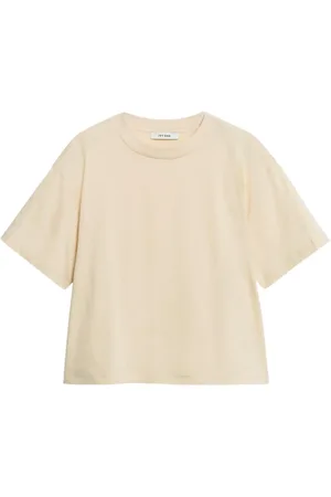 Ivy & Oak Top, Dame, Gul, XS, Bomuld, Boxy Cotton T-shirt