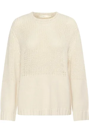 INWEAR Strik, Dame, , M, Uld, Oversized striktrøje med mønster