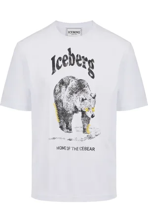Iceberg Top, Herre, Hvid, 2XL, Uld, Regular Fit T-shirt