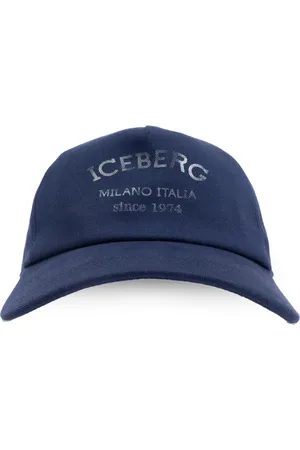 Iceberg Tilbehør, Herre, Blå, ONE SIZE, Bomuld, Cap med logo