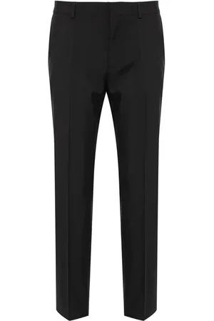 VALENTINO GARAVANI Bukser, Herre, Sort, L, Uld, Elegante Sorte Bukser
