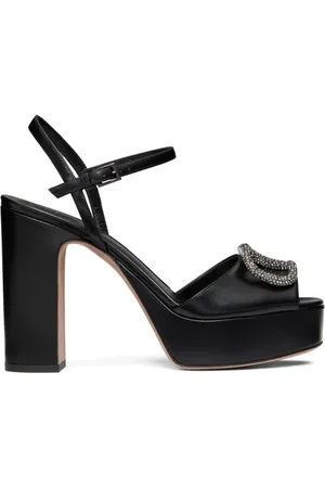 VALENTINO GARAVANI Sko, Dame, Sort, 35 EU, Moderigtige sommersandaler