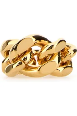Jil Sander Tilbehør, Dame, Gul, S, Uld, Guld Metal Ring