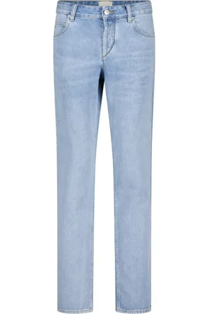 Isabel Marant Jeans, Dame, Blå, L, Denim, Klassiske denim jeans med lige ben