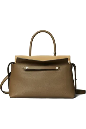 Tory Burch Taske, Dame, Brun, ONE SIZE, Læder, Woman Satchel Wild Mushroom