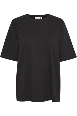 INWEAR Top, Dame, Sort, XL, Bomuld, Box Top T-shirt