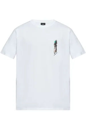 Paul Smith Top, Herre, Hvid, S, Hvide Crew Neck T-shirts og Polos