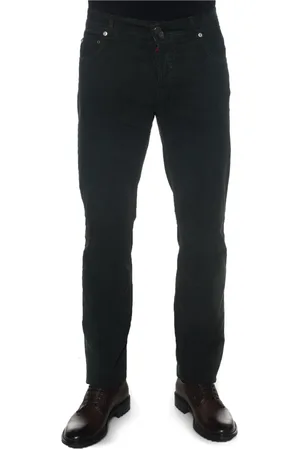 Kiton Jeans, Herre, Sort, W32, 5-Pocket Bukser