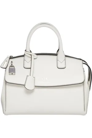 Armani Exchange Taske, Dame, Hvid, ONE SIZE, Uld, Hvid Trunk Skuldertaske