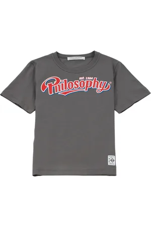 Serafini Top, Dame, Grå, M, Bomuld, Youthful Typography Print T-Shirt