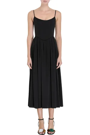 ZIMMERMANN Kjole, Dame, Sort, XS, Corset Midi Kjole