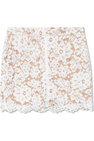 Michael Kors Nederdel, Dame, Hvid, XS, Polyester, Blonde Nederdel