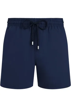 Vilebrequin Badetøj, Herre, Blå, L, Korte ensfarvede badeshorts til mænd