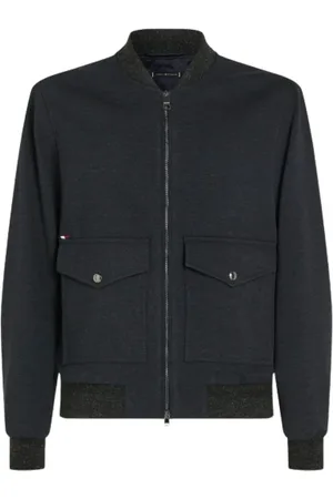 Tommy Hilfiger Jakke, Herre, Blå, M, Polyester, Milano Bomberjakke
