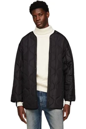 Tommy Hilfiger Jakke, Herre, Grøn, M, Uld, 2-i-1 Parka
