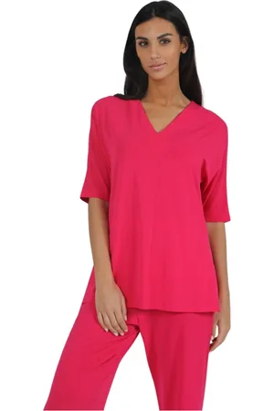 Max Mara Top, Dame, Lyserød, S, V-Neck Locarno Tunika