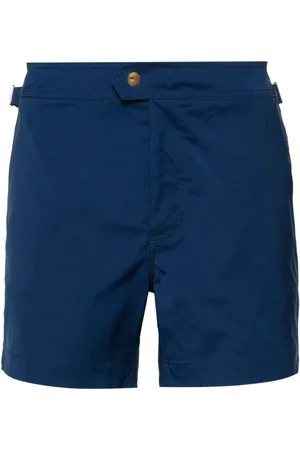 Tom Ford Badetøj, Herre, Blå, XL, Nylon, Nylon Badeshorts
