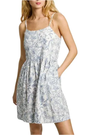 Pepe Jeans Kjole, Dame, Hvid, XS, Uld, Elegant Kort Kjole med Moderne Detaljer