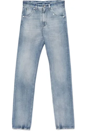 Maison Margiela Jeans, Dame, Blå, W29, Denim, Straight Leg Denim Jeans