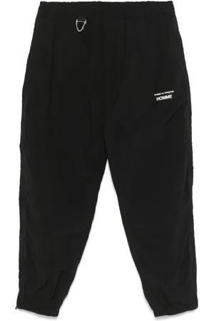 Comme des Garçons Bukser, Herre, Sort, M, Sort elastiske bukser med lommer