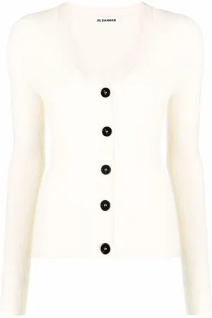 Jil Sander Strik, Dame, , XS, Uld, Alpaca Hair Cardigan