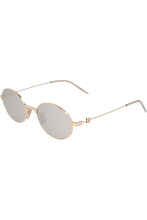 Givenchy Tilbehør, unisex, Gul, 51 MM, Uld, Guld Oval Solbriller Gv40107U