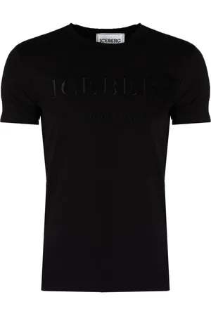 Iceberg Top, Herre, Sort, M, Bomuld, Klassisk T-shirt med rund hals