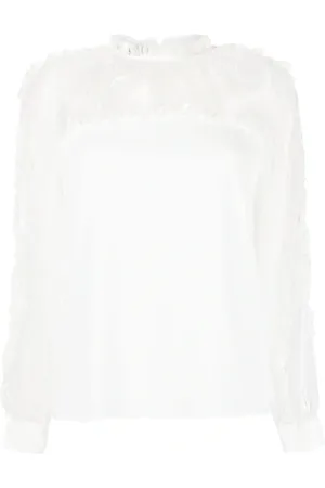 Pinko Bluser & Skjorter, Dame, Hvid, S, Bomuld, Esquel Bluse