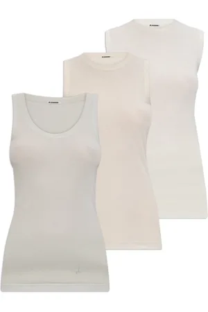 Jil Sander Top, Dame, , XS, Bomuld, Tre-pak med toppe