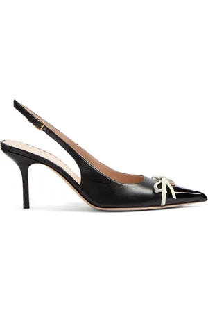 VALENTINO GARAVANI Sko, Dame, Sort, 40 EU, Uld, Bepoiny Slingbacks